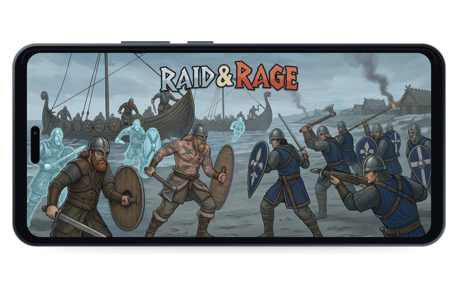 Raid & Rage on a phone